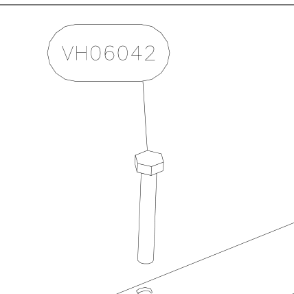 VH06042 – Seat tube (X-Air) spare part diagram