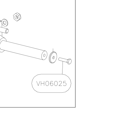 VH06025 – Main gear leg (X-Air) spare part diagram