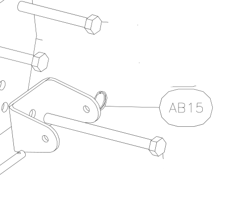 AB15 – Long jury struts (X-Air) spare part diagram