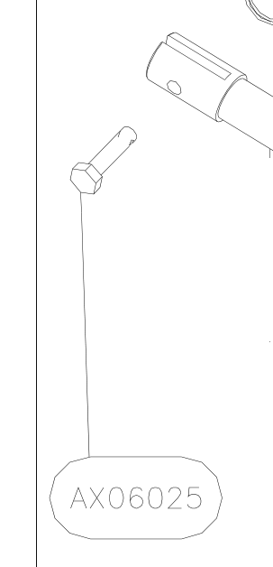 AX06025 – Short jury struts (X-Air) spare part diagram