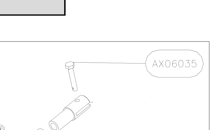 AX06035 – Stabilizer struts (X-Air) spare part diagram