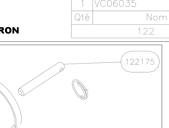 122175 – Ailerons (X-Air) spare part diagram