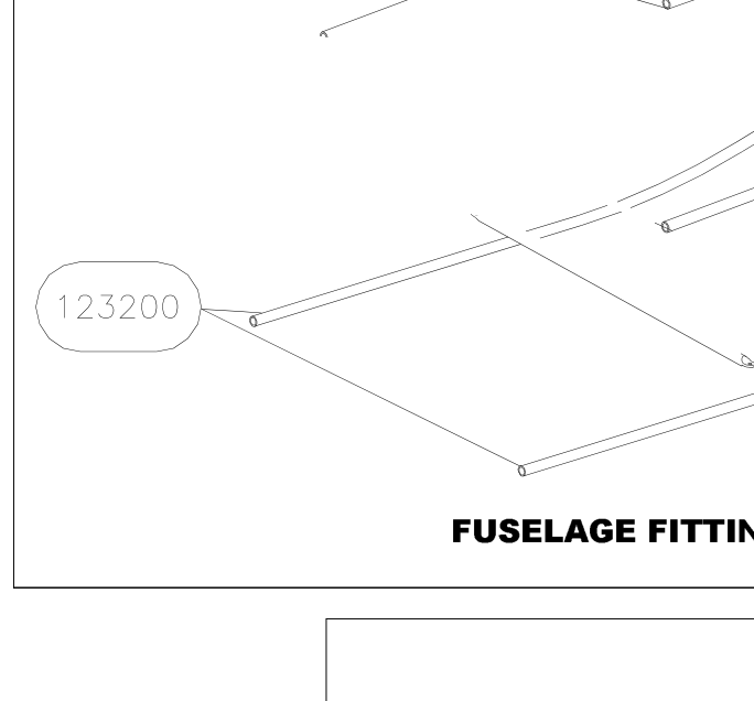 123200 – Fuselage fittings set (X-Air) spare part diagram