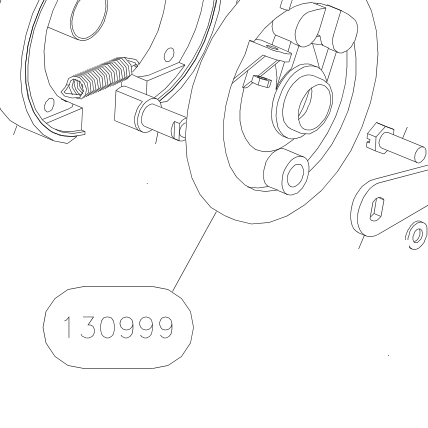 130999 – Rear wheels (X-Air) spare part diagram