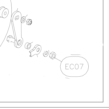 EC07 – Rear wheels (X-Air) spare part diagram