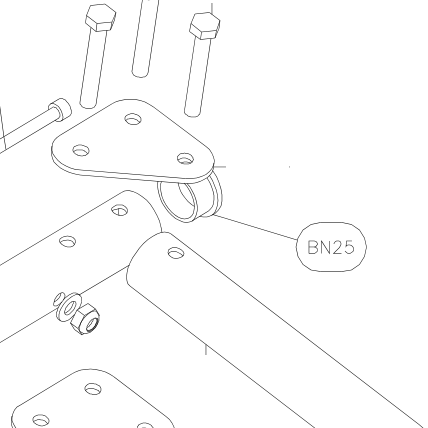 BN25 – Elevator (X-Air) spare part diagram