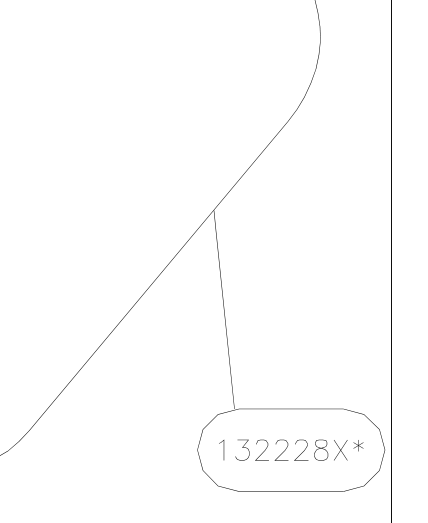 132228 – Rudder (X-Air) spare part diagram
