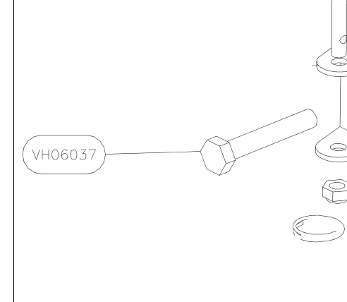 VH06037 – Rudder (X-Air) spare part diagram