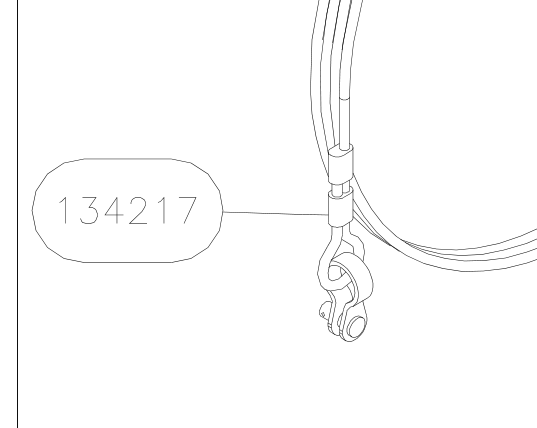 134217 – Cables set (X-Air) spare part diagram