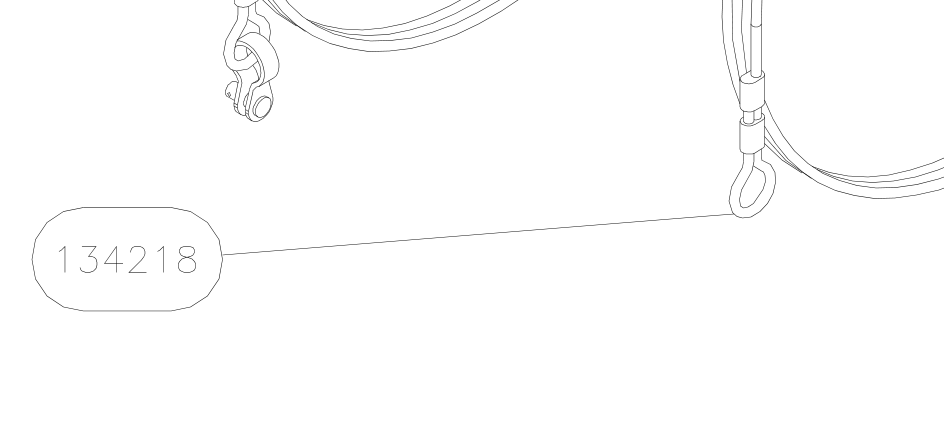 134218 – Cables set (X-Air) spare part diagram