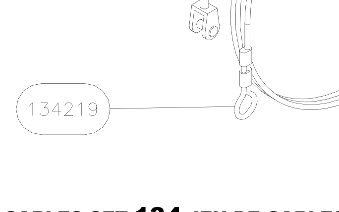 134219 – Cables set (X-Air) spare part diagram