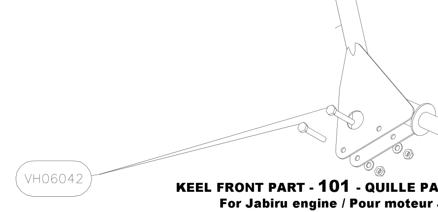 VH06042 – Floor board (X-Air) spare part diagram