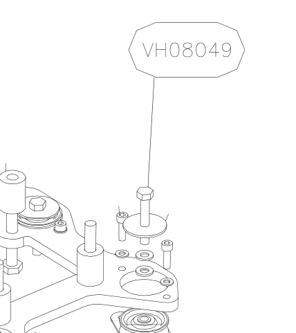 VH08049 – Floor board (X-Air) spare part diagram