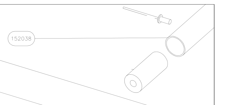 152038 – Stabilizer (X-Air) spare part diagram