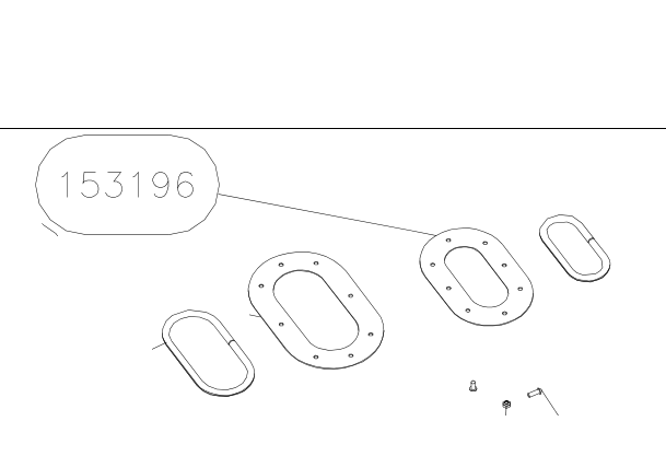 153196 – Windscreen (X-Air) spare part diagram