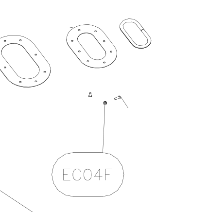 EC04F – Windscreen (X-Air) spare part diagram