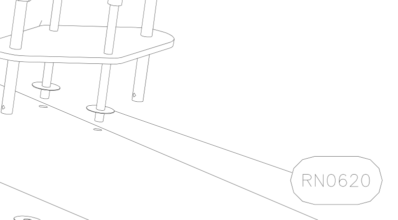 RN0620 – Keel front part (X-Air F Gumnam) spare part diagram