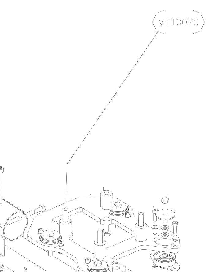 VH10070 – Keel front part (X-Air) spare part diagram