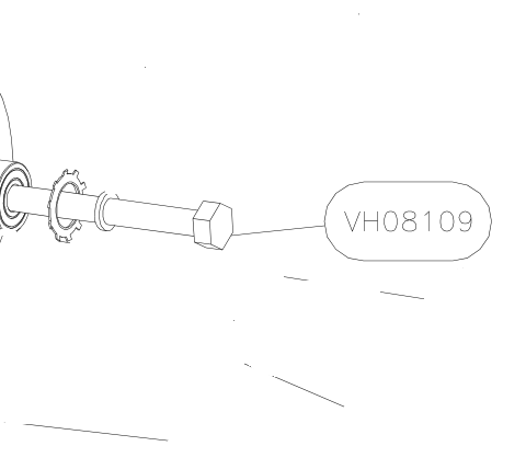 VH08109 – Keel rear part (X-Air F Gumnam) spare part diagram