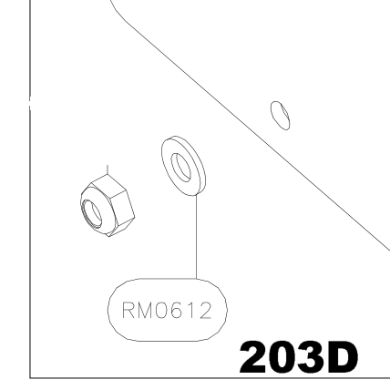 RM0612 – Leading edge (X-Air F Gumnam) spare part diagram